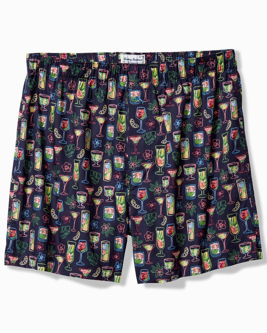 Tommy Bahama | Woven Marlin Print Boxers / Port Blue