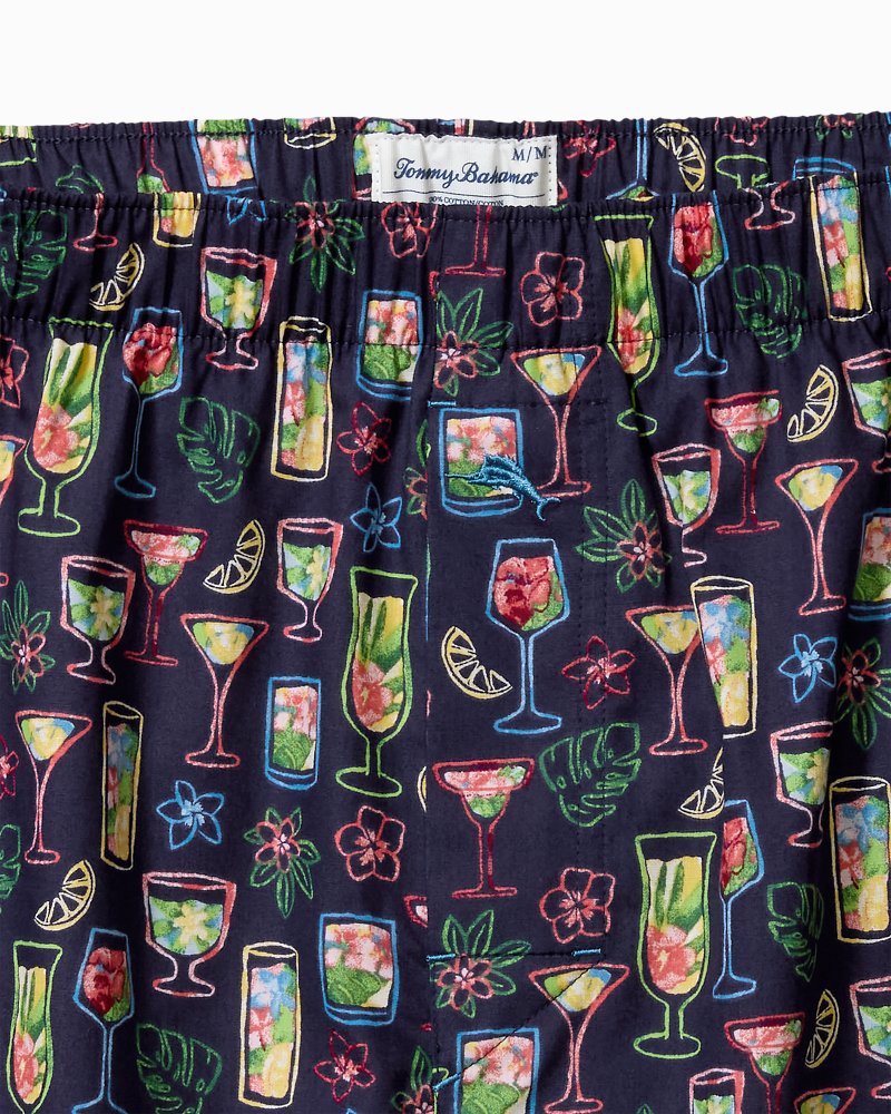 Tommy Bahama | Woven Marlin Print Boxers / Port Blue