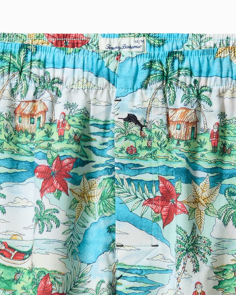 Tommy Bahama | Woven Tropical Print Boxers / Big Sky Blue