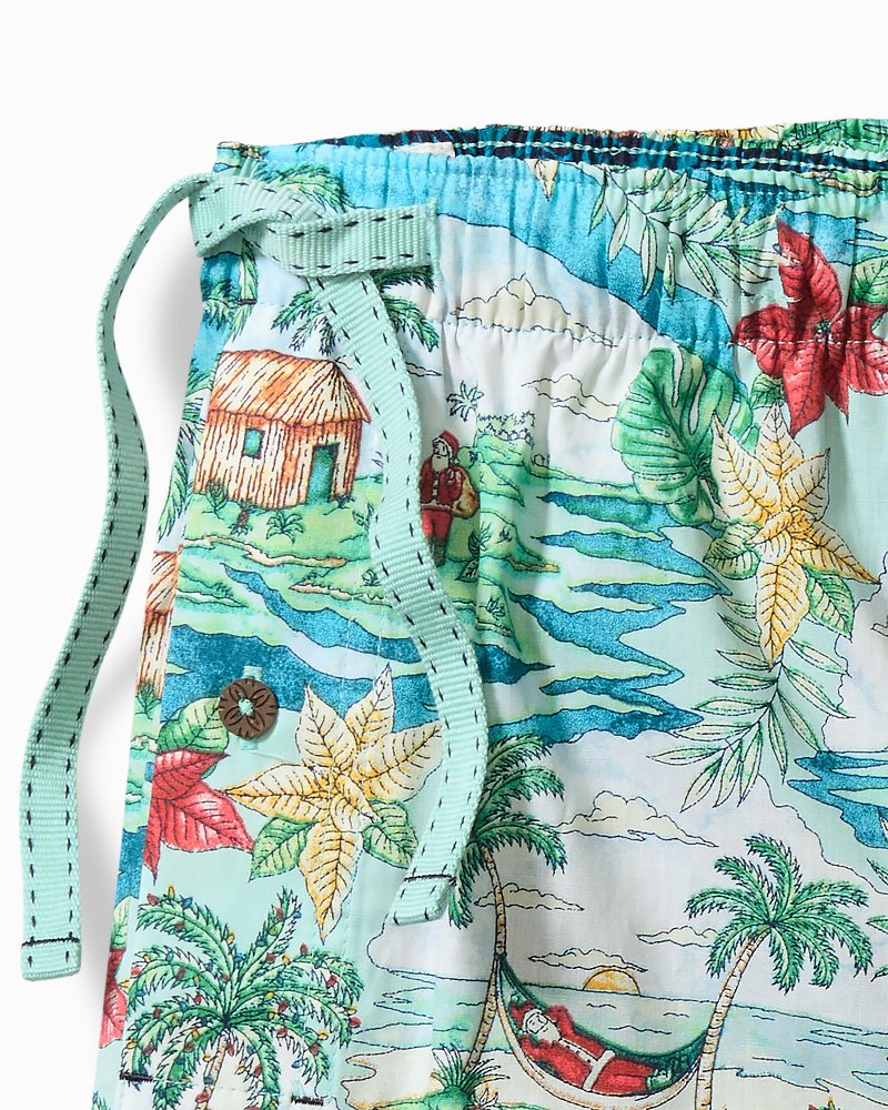 Tommy Bahama | Big & Tall Jersey Long Sleeve & Pants Pajama Set / Big Sky Blue