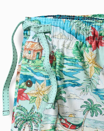 Tommy Bahama | Big & Tall Jersey Long Sleeve & Pants Pajama Set / Big Sky Blue