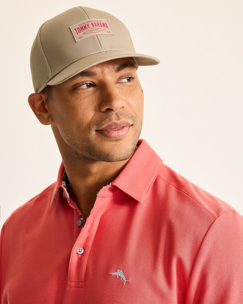 Tommy Bahama | Vintage Tommy Bahama Packable Trucker Cap / Khaki