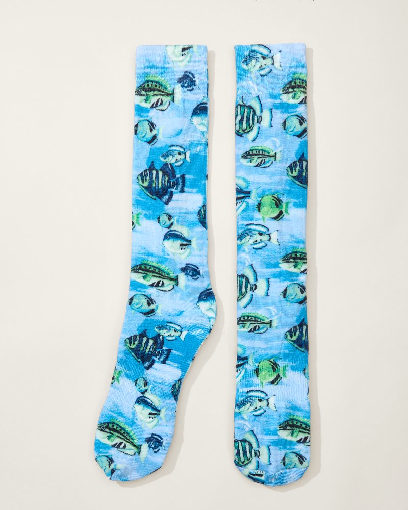 Tommy Bahama | Something's Fishy Socks / Campanula