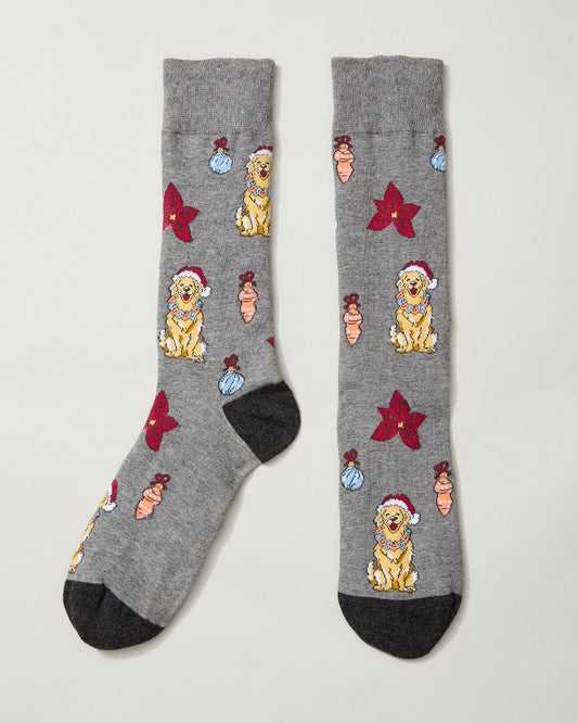Tommy Bahama | Howliday Cheer Socks / Grey Heather