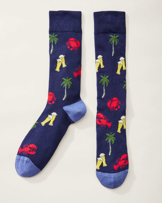 Tommy Bahama | Shell of a Good Time Socks / Coastline