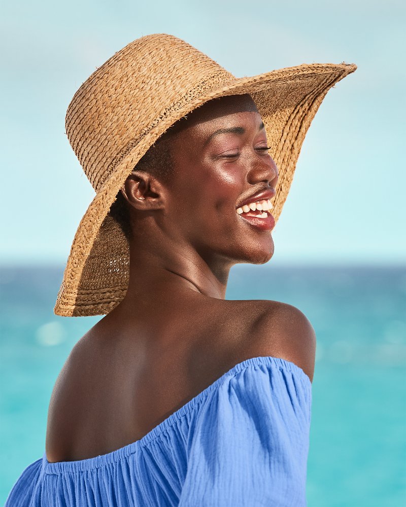 Tommy Bahama | Raffia Braided Floppy Hat / Natural