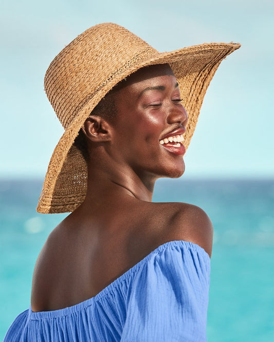 Tommy Bahama | Raffia Braided Floppy Hat / Natural