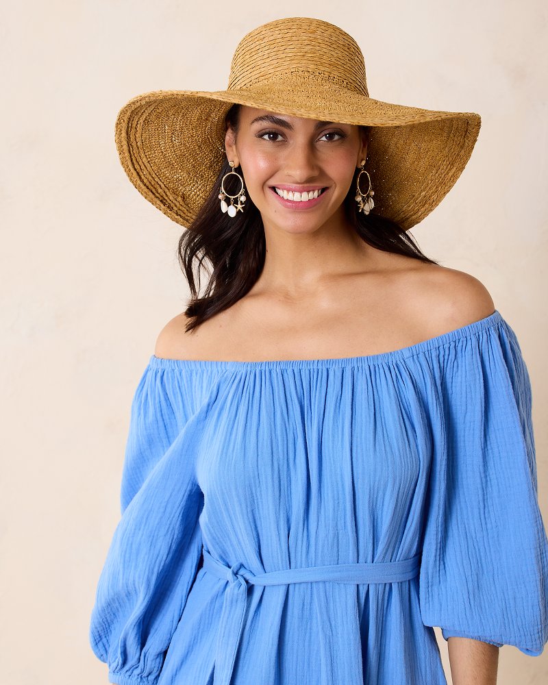 Tommy Bahama | Raffia Braided Floppy Hat / Natural