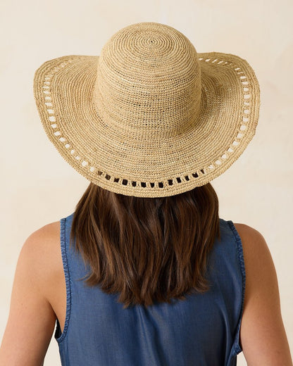 Tommy Bahama | Isla Crochet Raffia Sun Hat / Natural