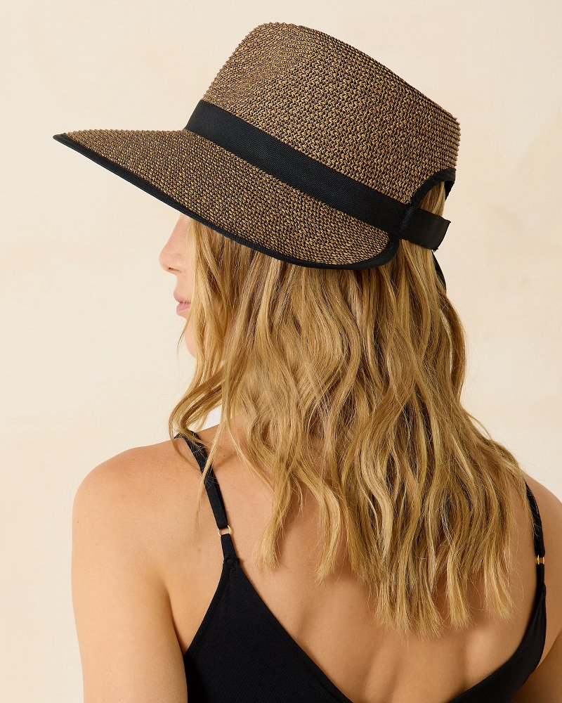 Tommy Bahama | Pinched-Crown Face Saver Hat / Natural/Black