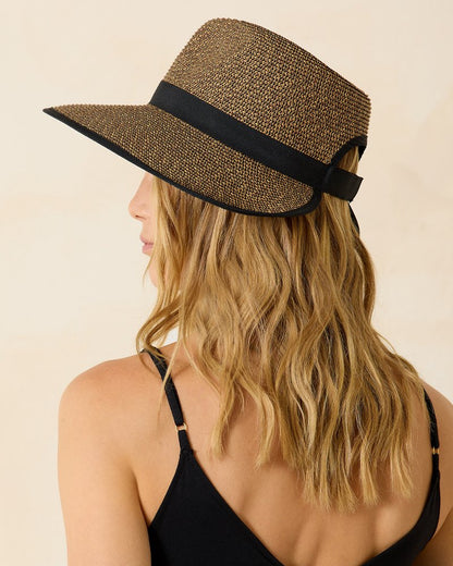 Tommy Bahama | Pinched-Crown Face Saver Hat / Natural/Black
