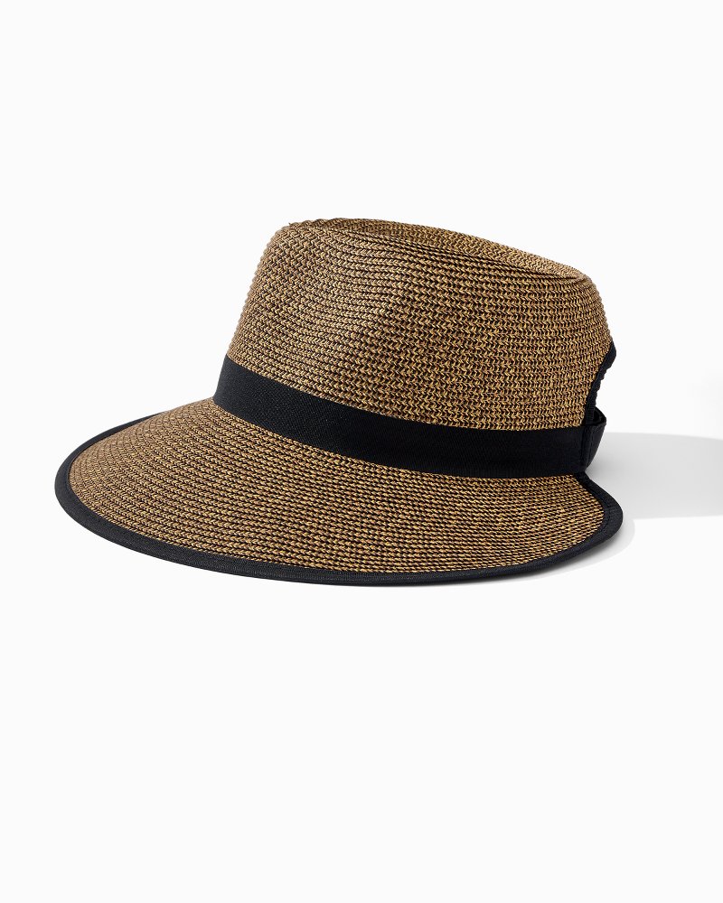Tommy Bahama | Pinched-Crown Face Saver Hat / Natural/Black