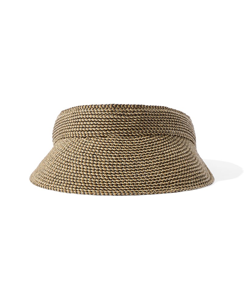 Tommy Bahama | Ultra-Braid Packable Visor / Brown Multi