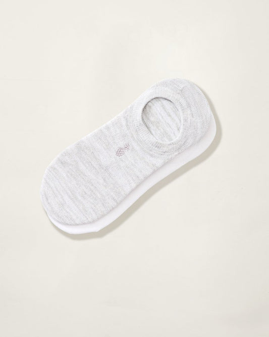 Tommy Bahama | IslandZone® Performance No-Show Socks — 2 Pack / White/Grey Heather