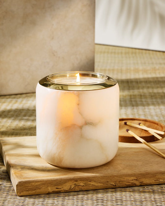 Tommy Bahama | Island Glow Luminary Vessel / Natural/Gold