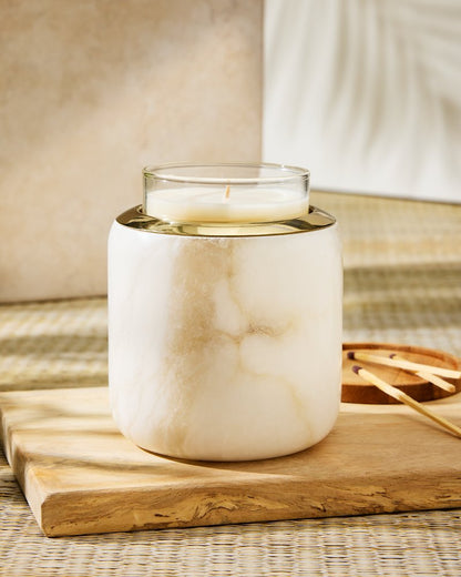 Tommy Bahama | Island Glow Luminary Vessel / Natural/Gold