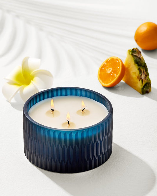 Tommy Bahama | Island Blend 11.3-oz. Cut Glass 3-Wick Candle / Island Blend