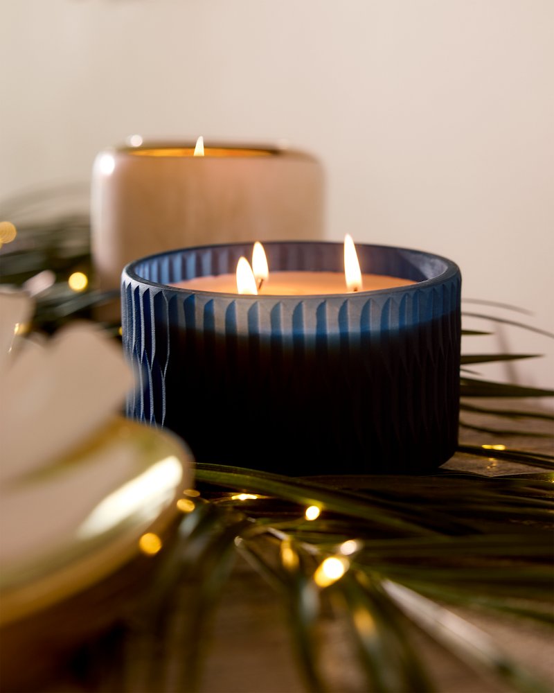 Tommy Bahama | Island Blend 11.3-oz. Cut Glass 3-Wick Candle / Island Blend