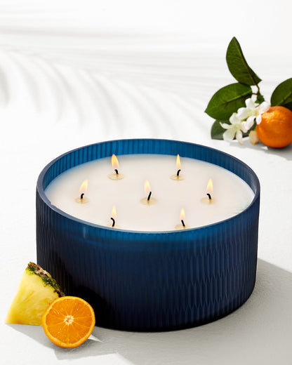 Tommy Bahama | Island Blend 57-oz. Cut Glass 7-Wick Candle / Island Blend