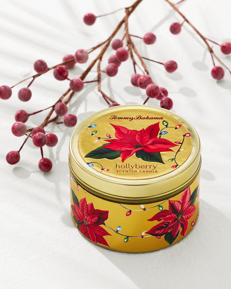 Tommy Bahama | Hollyberry 6-oz. Travel Candle Tin / Multicolor