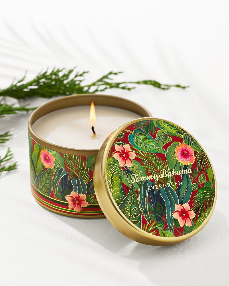 Tommy Bahama | Evergreen 7.1-oz Travel Candle Tin / Evergreen
