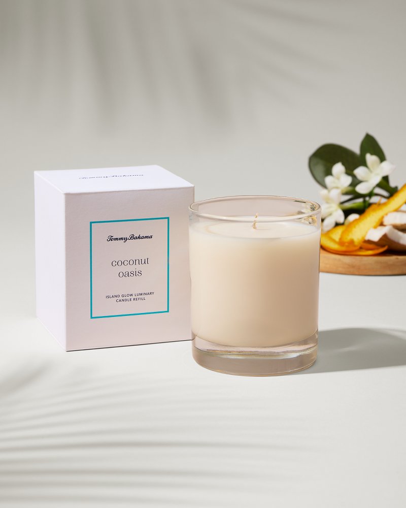 Tommy Bahama | Island Glow Luminary Candle Refill - Coconut Oasis / Coconut Oasis