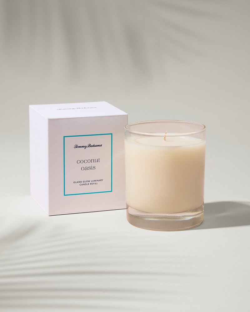Tommy Bahama | Island Glow Luminary Candle Refill - Coconut Oasis / Coconut Oasis