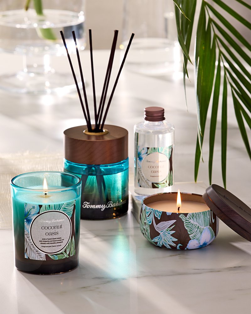 Tommy Bahama | Coconut Oasis 7.5-oz. Boxed Poured Candle / Coconut Oasis