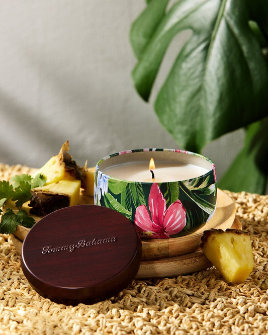 Tommy Bahama | Pineapple Cilantro Travel Candle Tin / Pineapple Cilantro