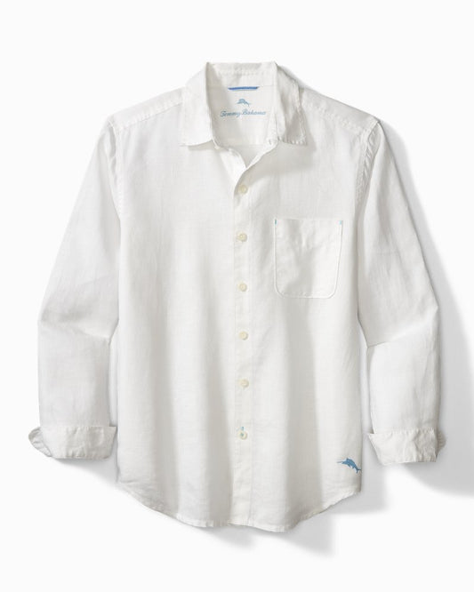 Tommy Bahama | Sea Glass Breezer Linen Shirt / White