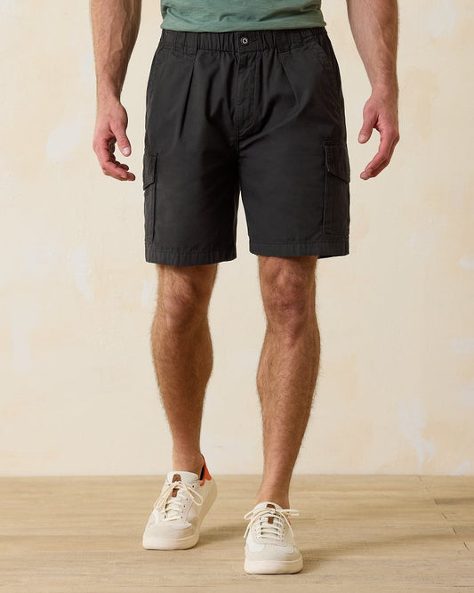 Tommy Bahama | Bahama Survivor 8-inch Elastic-Waist Shorts / Black