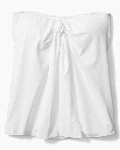 Tommy Bahama | Pearl Sarong Wrap Bandini Top / White
