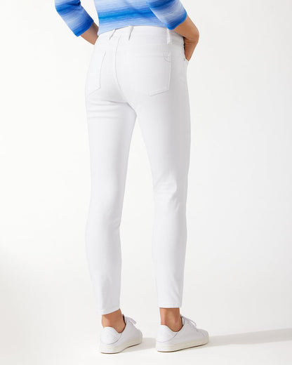 Tommy Bahama | Ella Twill High-Rise Ankle Jeans / White