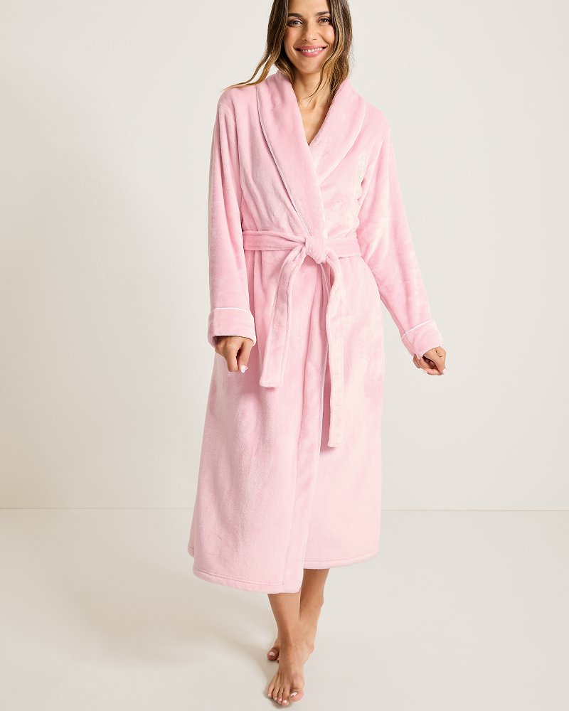 Tommy Bahama | Long Plush Robe / Pale Pink