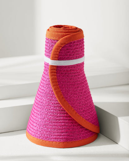 Tommy Bahama | Packable Ultra-Braid Visor / Hot Pink/Orange