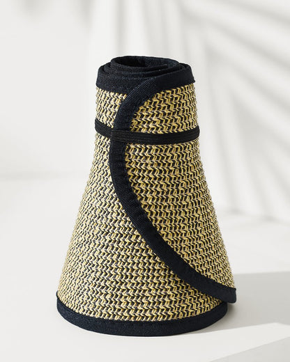 Tommy Bahama | Packable Ultra-Braid Visor / Black Multi