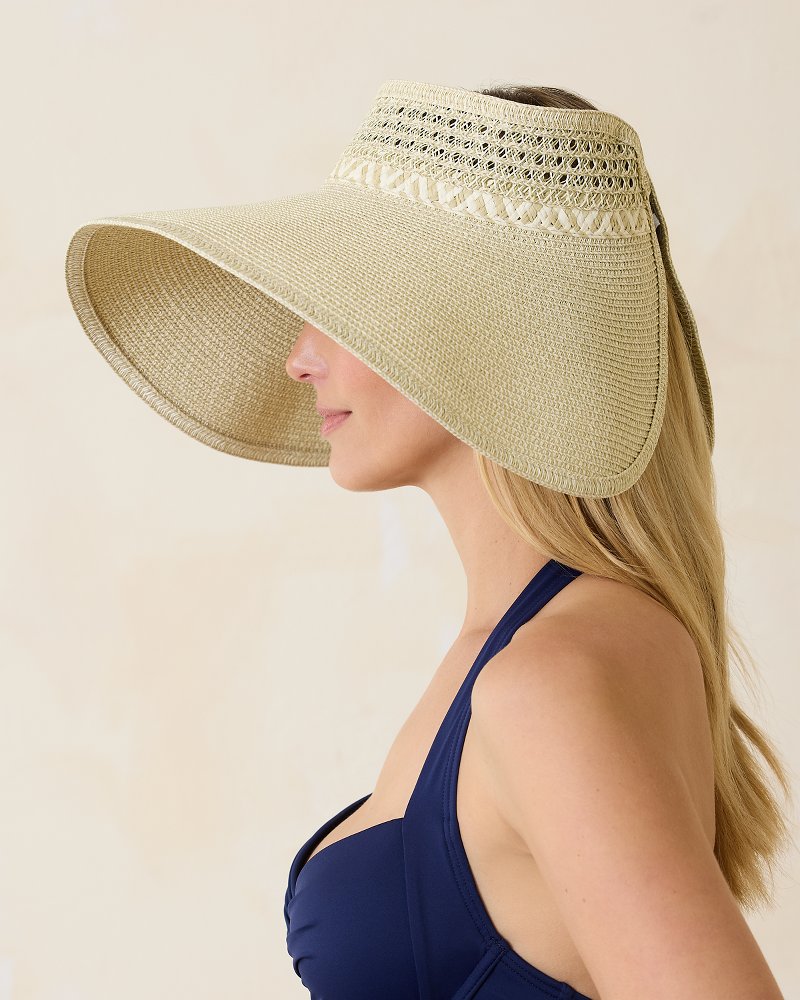 Tommy Bahama | Packable Everyday Full Coverage Visor / Mixed Natural